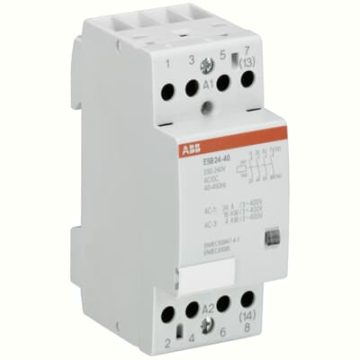 ABB-GHE3291402R0001 - Contactor Modular, ESB24-20 24V, 2NO AC1=24A, bob=24VAC