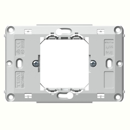 TEM-NM23-U - Suport Fixare plastic, 2/3 module, cu Gheare