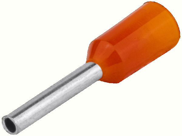 TR.E19I - Pin Terminal 2x4 mm2, L= 12mm, gri