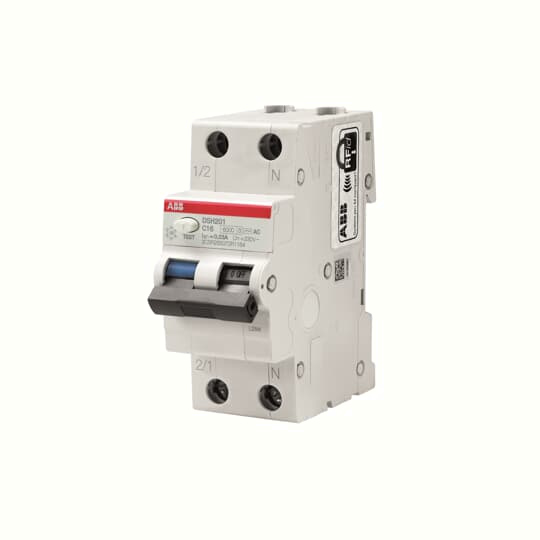 ABB-2CSR255070R1064 - RCBO, tip AC, car.C, 6 A, 30mA, 2-poli, DSH201C6AC30