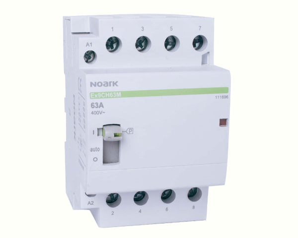 NRK.Ex9CH40M 40 230V EU - Contactor modular si cu comutare manuala , 40A , 220-240V AC, 4 NO contacte