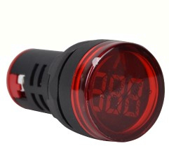 TR.NYG3-VR - Voltmetru, Indicator Led Rosu , 24-500VAC, d=22mm