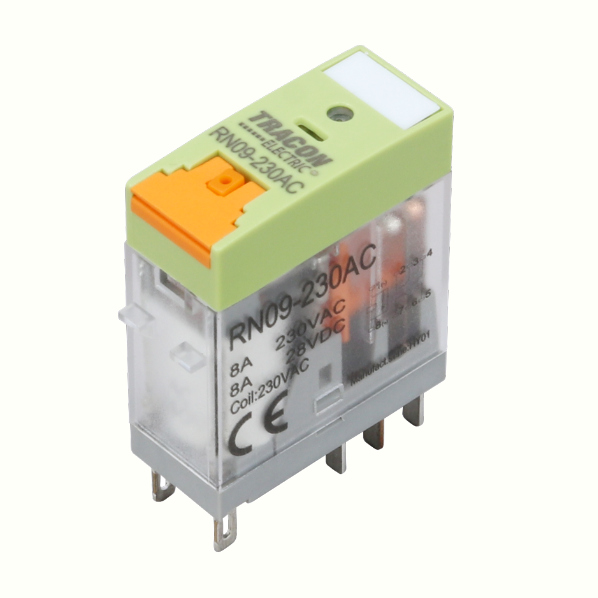 TR.RN09-230AC - Releu, 230V AC / 2×CO (8A, 230V AC / 30V DC)