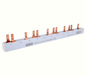 TR.TFSS-3-12 - Bareta sigurante, L=215mm, 3P - Pin, 63A, 12 module