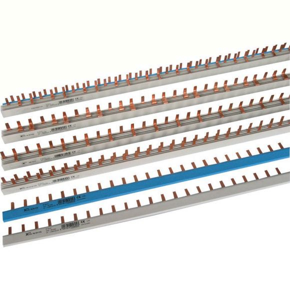 ETN.Z-SV-16/N-1TE - Bareta sigurante, L=1m, 1P - Pin, 63A, 54 module, albastru