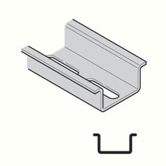 Scame 865.231 Sina De Montaj, Omega, Perforata, Inalta, L=2m