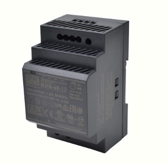 TR.HDR-60-12 - Alimentator Montaj pe Sina, 85-264 VAC / 10,8-13,8 VDC, 54 W, 0-4,5 A