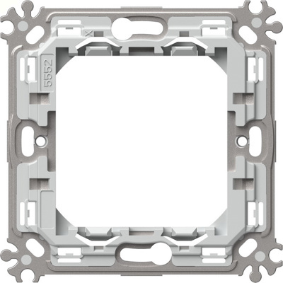 TEM-NM25-U - Suport Fixare metalic, 2 module, Simplu