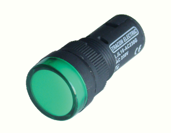 TR.LJL16-GE - Buton Cu Led Verde