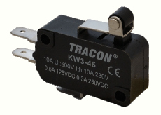 TR.KW3-45 - Limitator, 1×CO 10(3)A/230V, 15mm, 4,8x0,5 mm, IP00