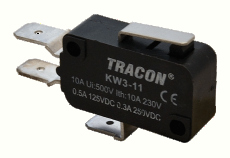 TR.KW3-11 - Limitator, 1×CO 10(3)A/230V, 15mm, 6,3x0,8 mm, IP00