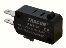 TR.KW3-05 - Limitator, 1×CO 10(3)A/230V AC, 4,8x0,5 mm, IP00