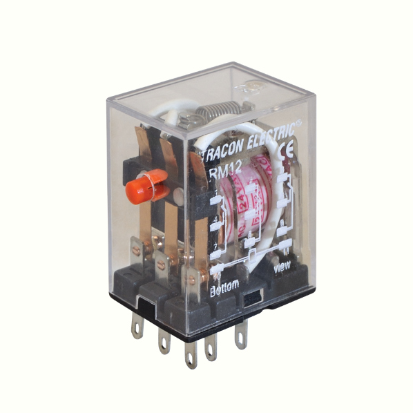 TR.RM12-12DC - Releu, 12V DC / 3×CO, (3A, 230V AC / 28V DC)