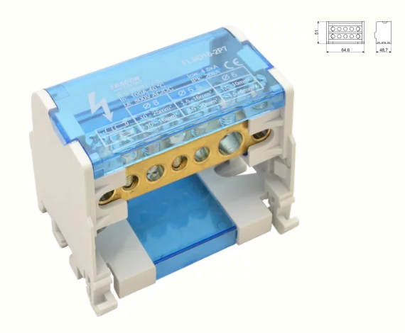 TR.FLSO25-2P7 - Distribuitror modular 3x10/16