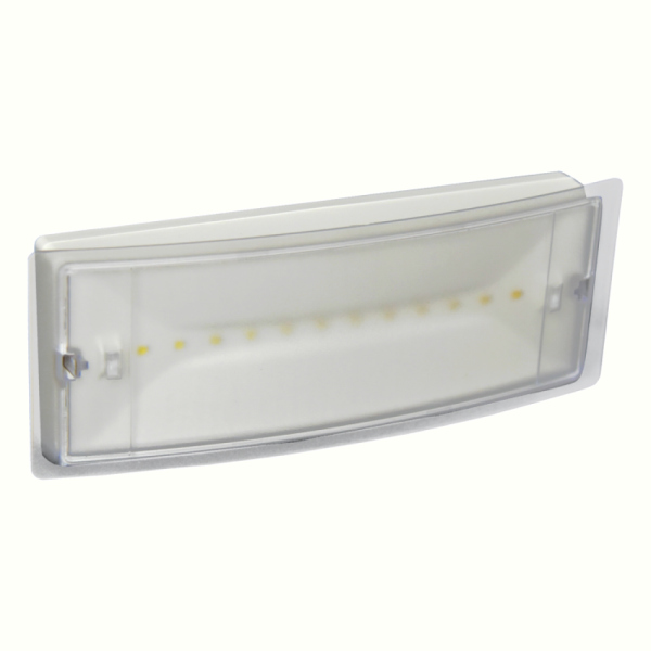 DAB-30-GR-9/LEDS - Lampa Exit LED 3H 38/100lm IP42, Perm./Nepermanent