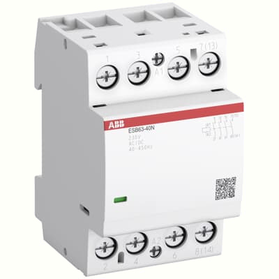 ABB-1SAE351111R0640 - Contactor Modular, ESB63-40N-06, 4NO AC1=63A, bob=230VAC