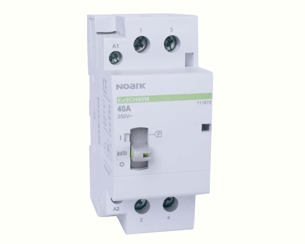 NRK.Ex9CH40M 20 230V EU - Contactor modular si cu comutare manuala , 40A , 220-240V AC, 2 NO contacte