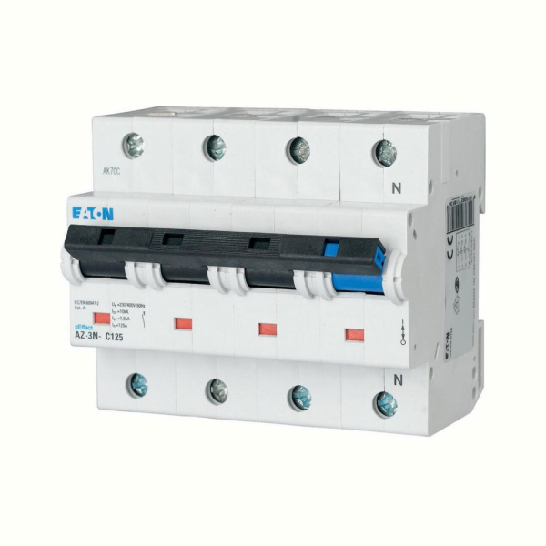 ETN.AZ-3N-C100 - Circuit breaker AZ, char C, 3+N-pole, In=100A, Icu=20kA