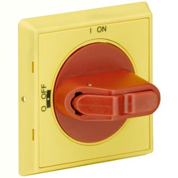 ABB-1SAM201920R1002 - MSHD-LY Handle, IP64, red/yellow