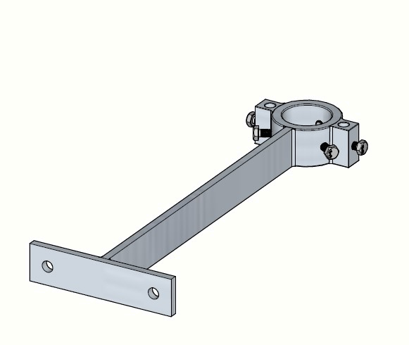 Consola Suport paratrasnet pentru perete, d= 48mm (1 3/4 toli), L=35 cm