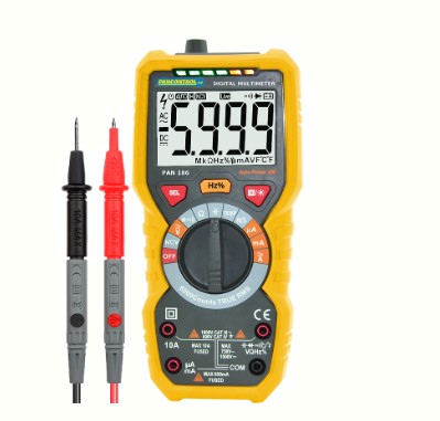 TR.PAN186 - Multimetru Universal Digital, 750V AC, 1000V DC, AC/DC Max 10A, 60 MΩ, max 100mF