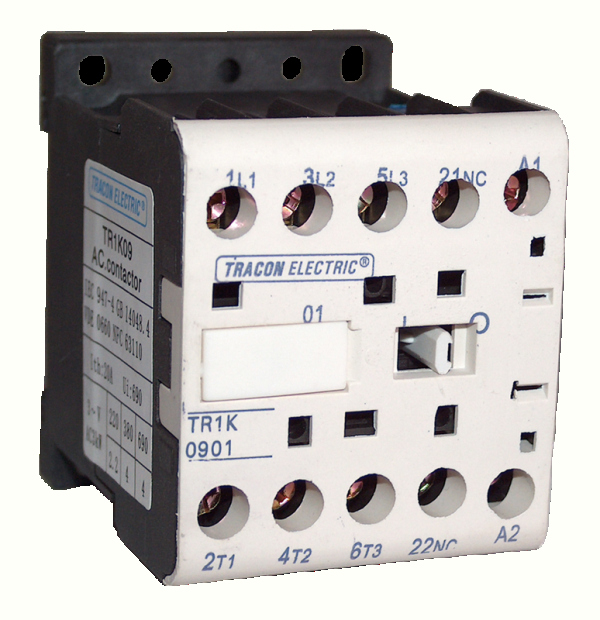 TR.TR1K0904V7 - Contactor mini, 660V, 50Hz, 9A, 4kW, 400V AC, 4×NO